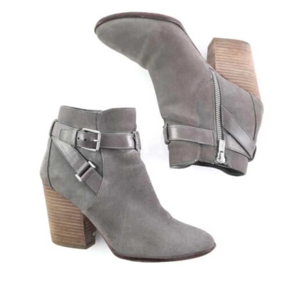 Cole Haan grey suede ankle boots